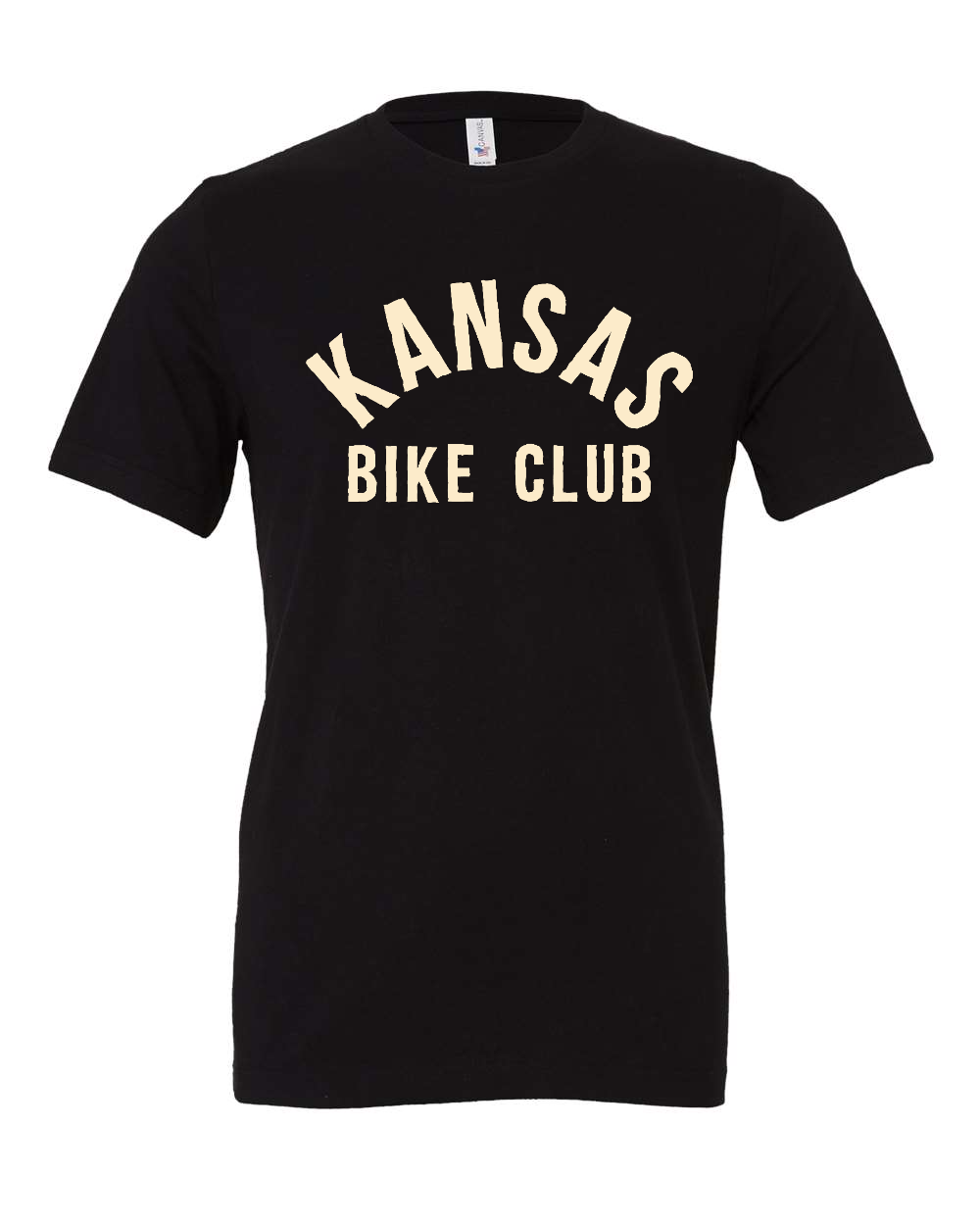 Jersey Tee Black front mockup