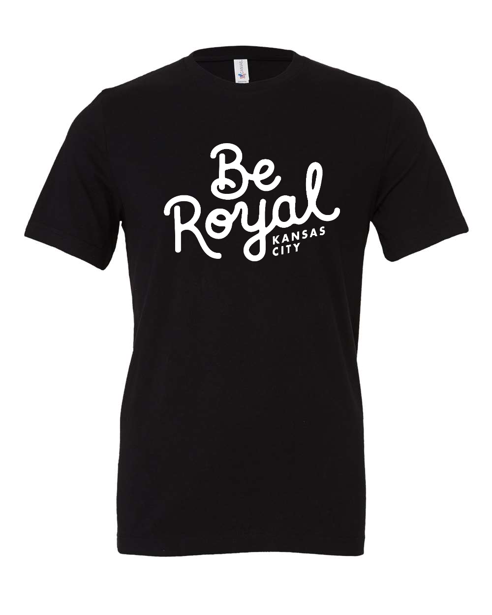 Jersey Tee Black front mockup