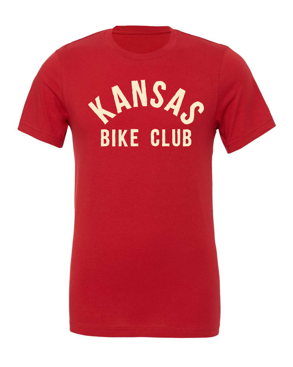 Jersey Tee Canvas Red front mockup
