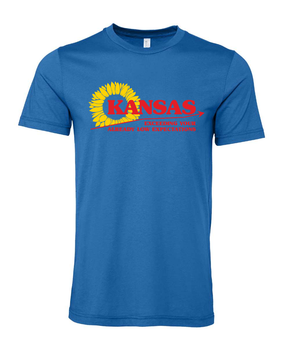 Jersey Tee Columbia Blue front mockup