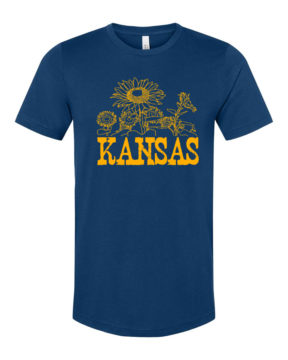 Jersey Tee Cool Blue front mockup