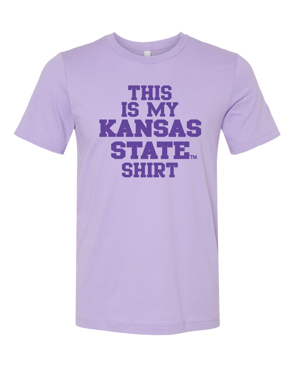 Jersey Tee Dark Lavender front mockup