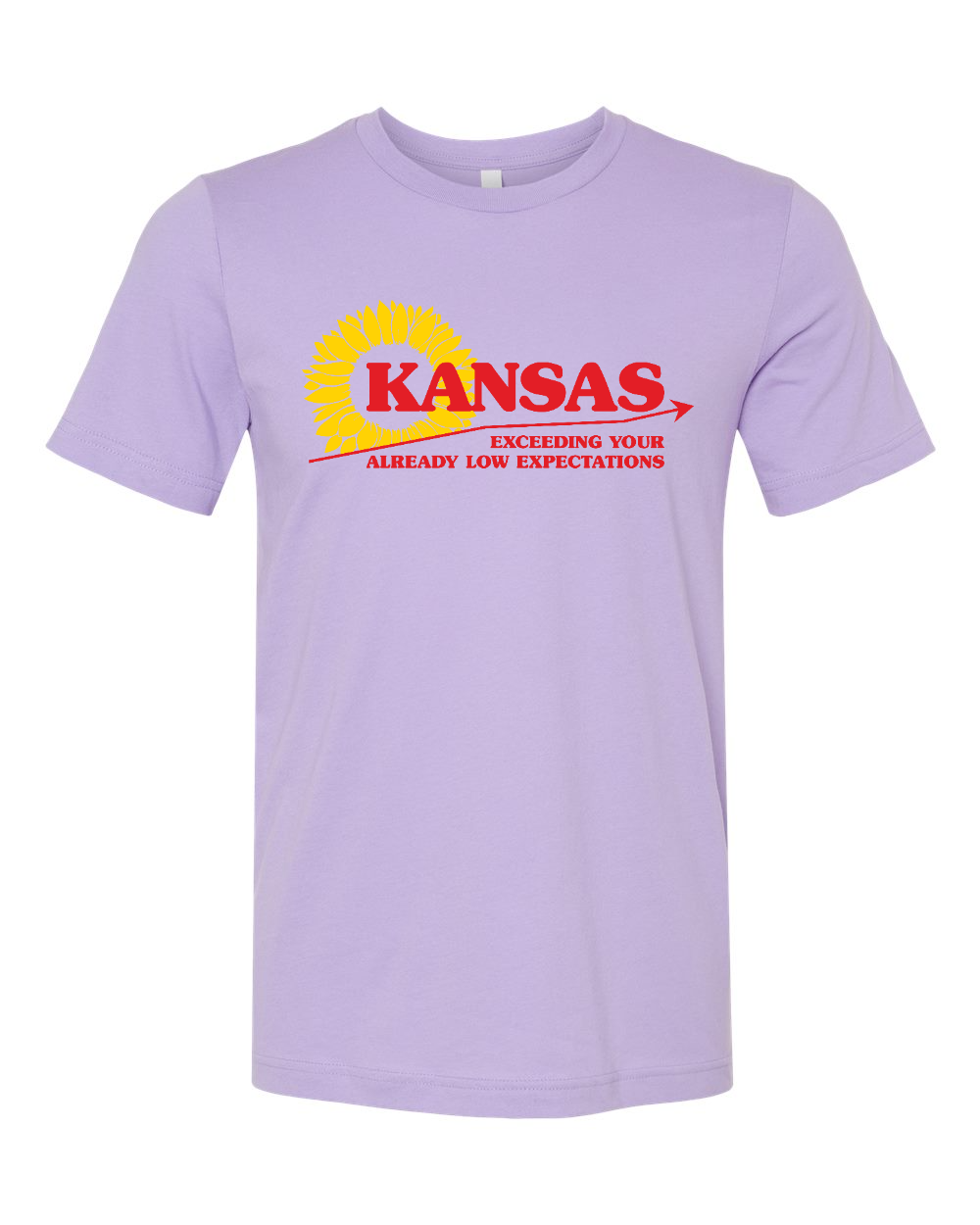 Jersey Tee Dark Lavender front mockup