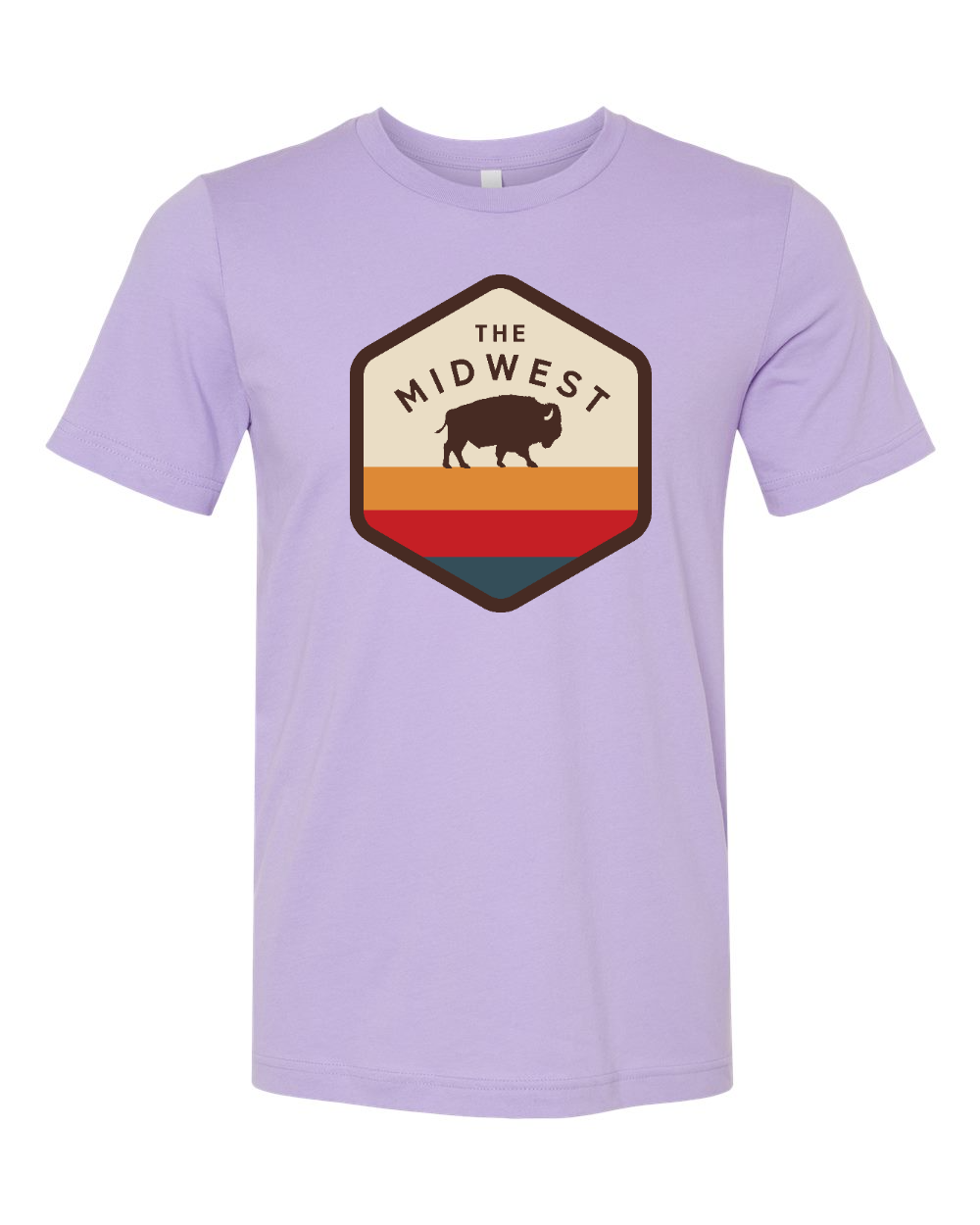 Jersey Tee Dark Lavender front mockup