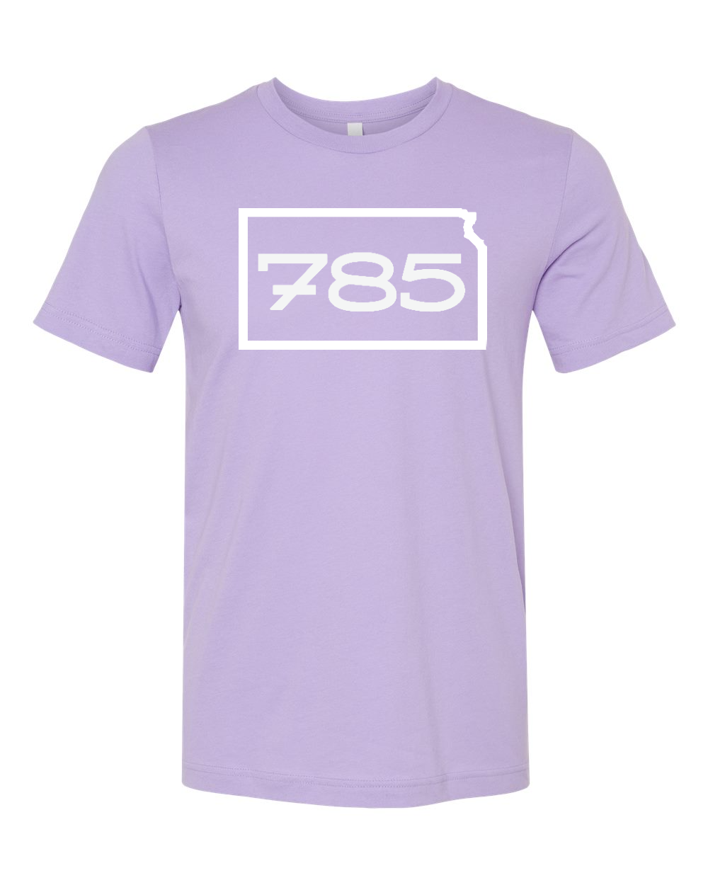Jersey Tee Dark Lavender front mockup