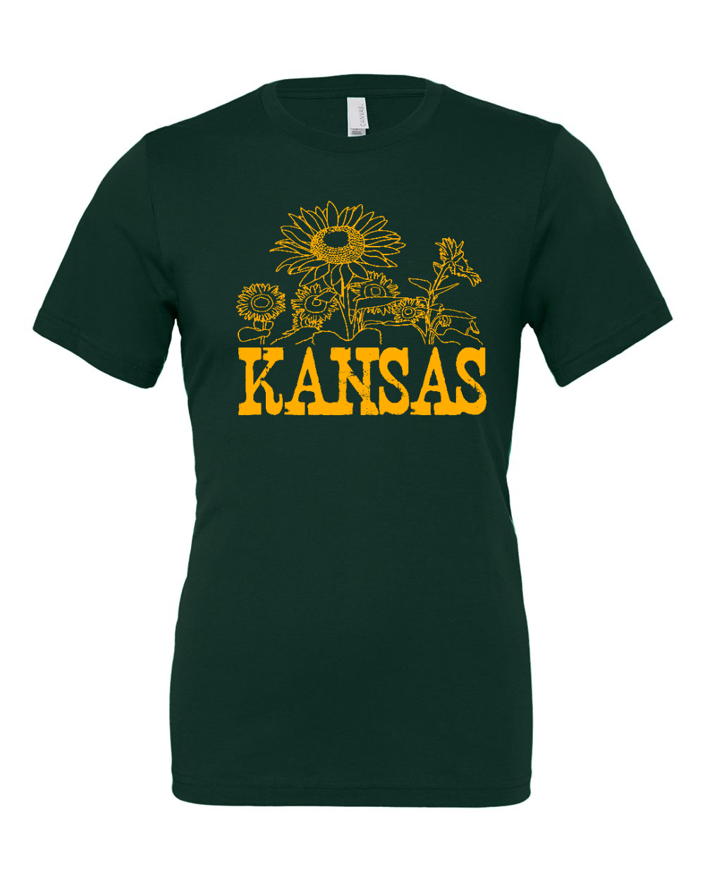 Jersey Tee Forest front mockup
