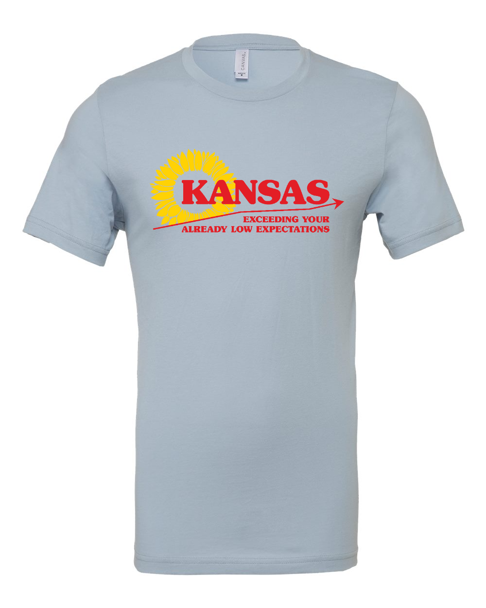 Jersey Tee Light Blue front mockup