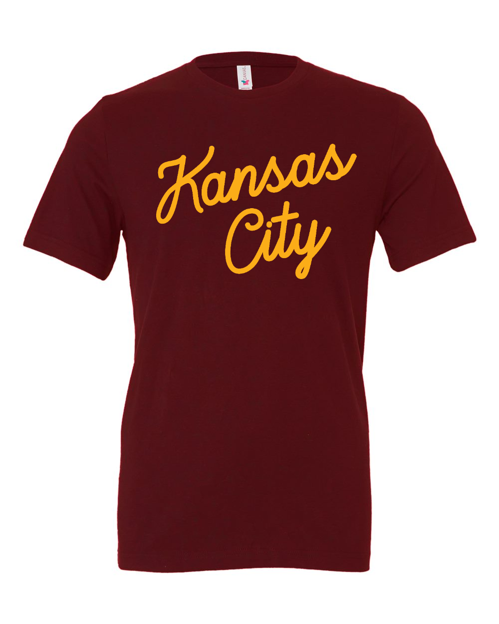 Jersey Tee Maroon front mockup