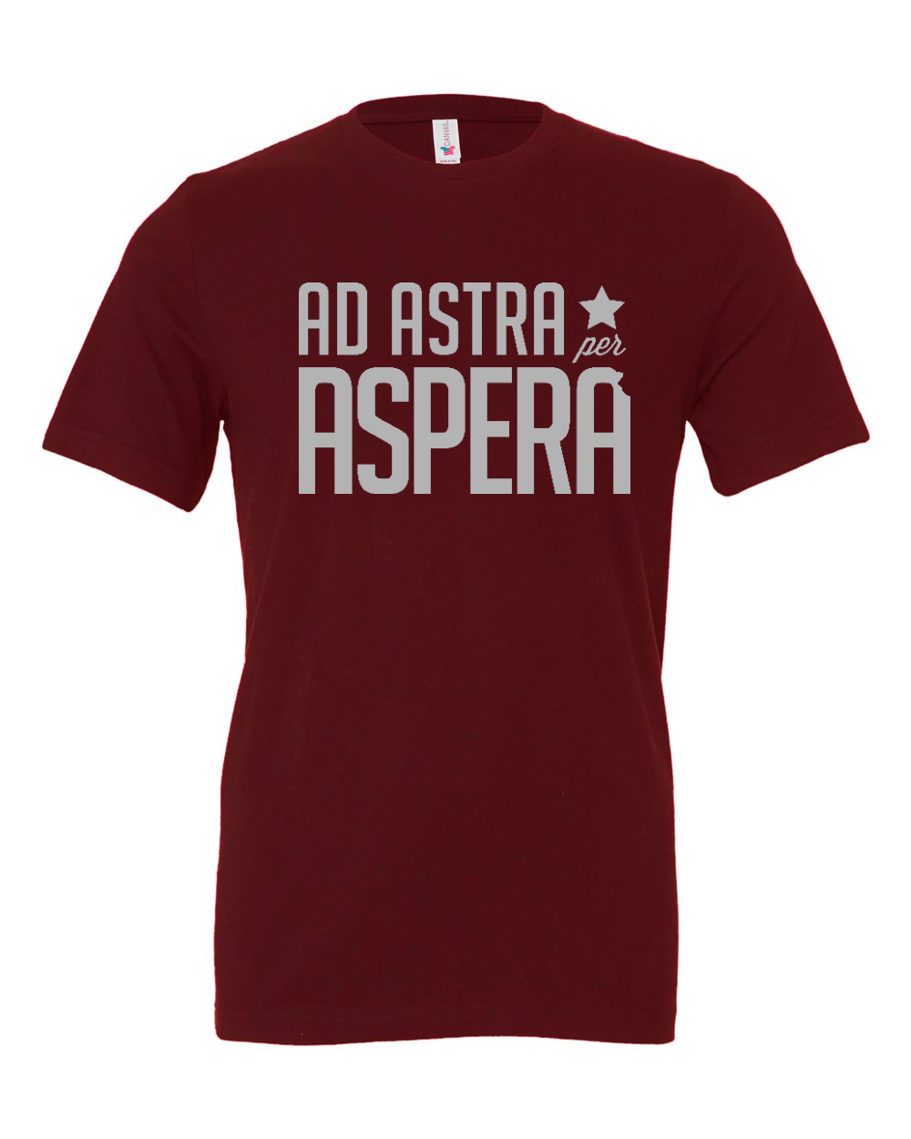 Jersey Tee Maroon front mockup