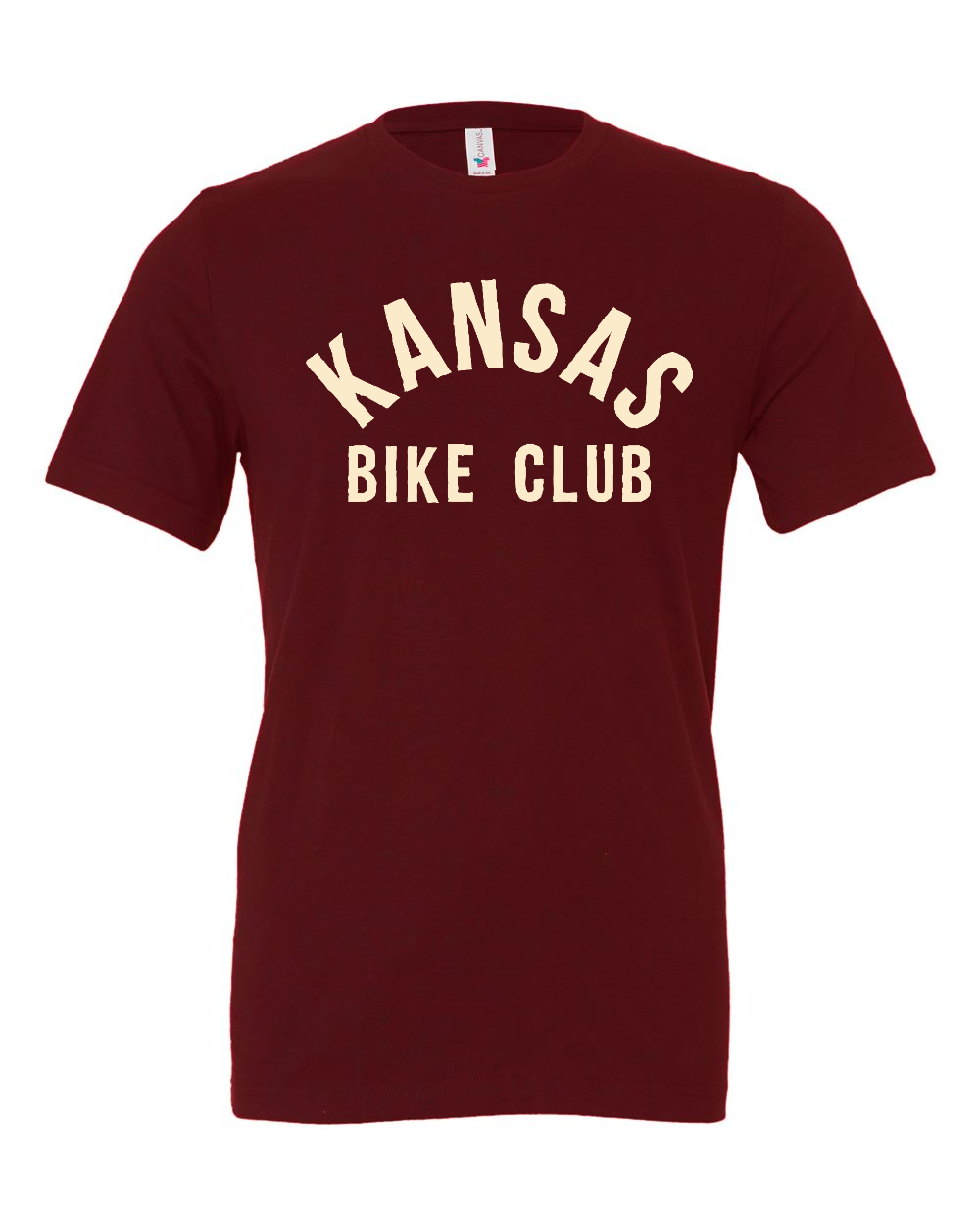 Jersey Tee Maroon front mockup