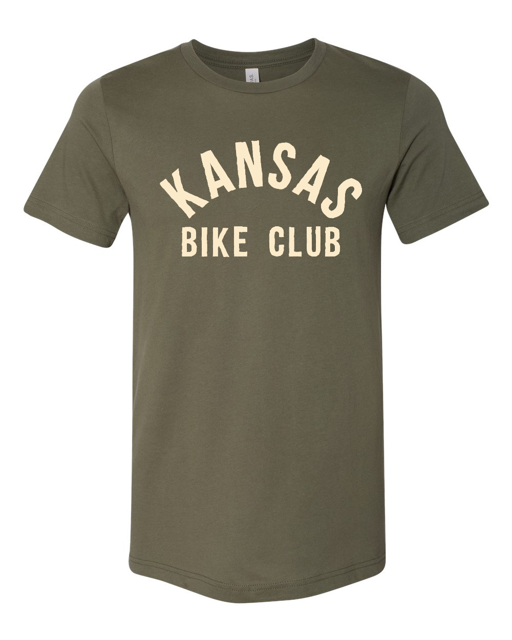 Jersey Tee Military Green front mockup
