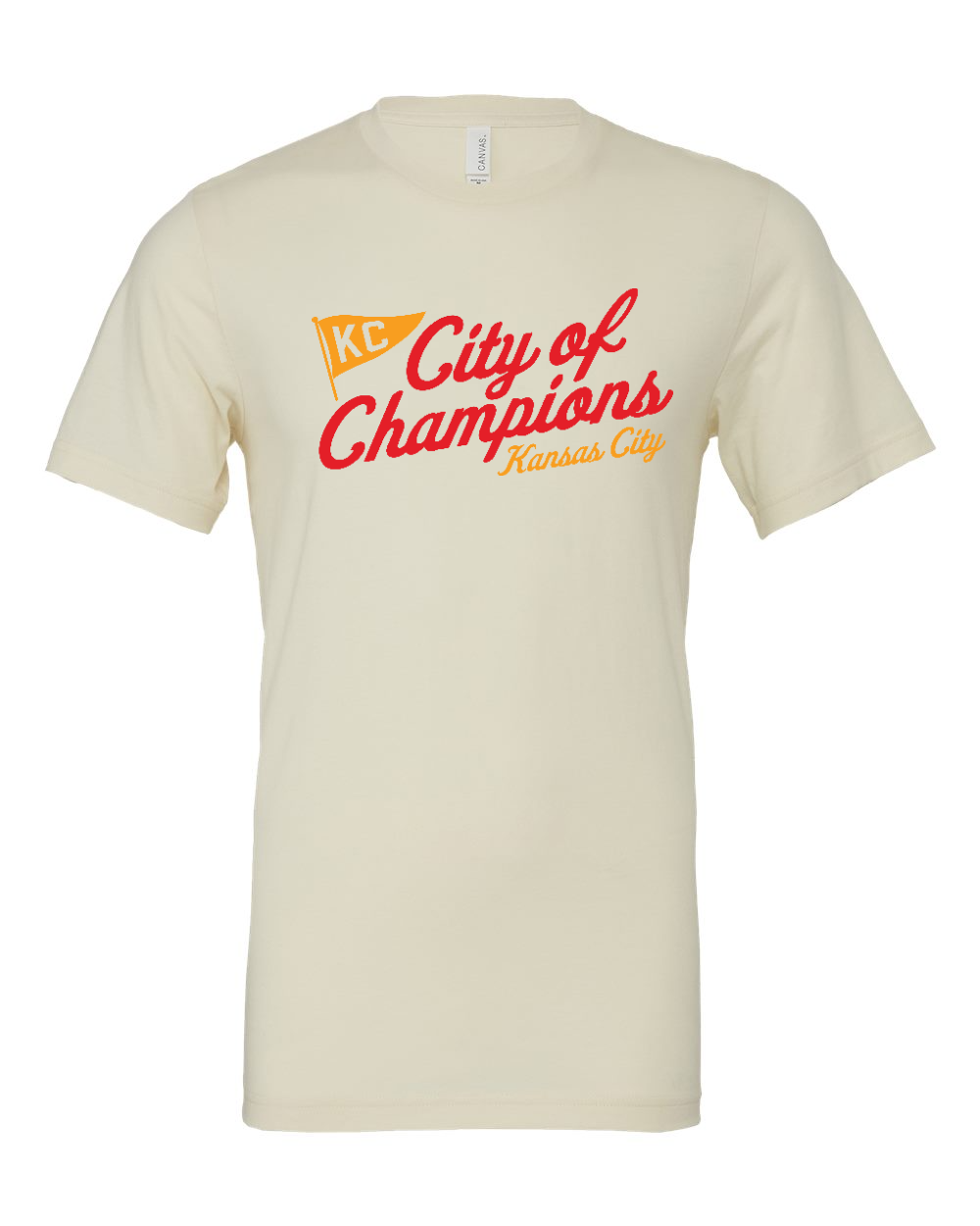 Jersey Tee Natural front mockup