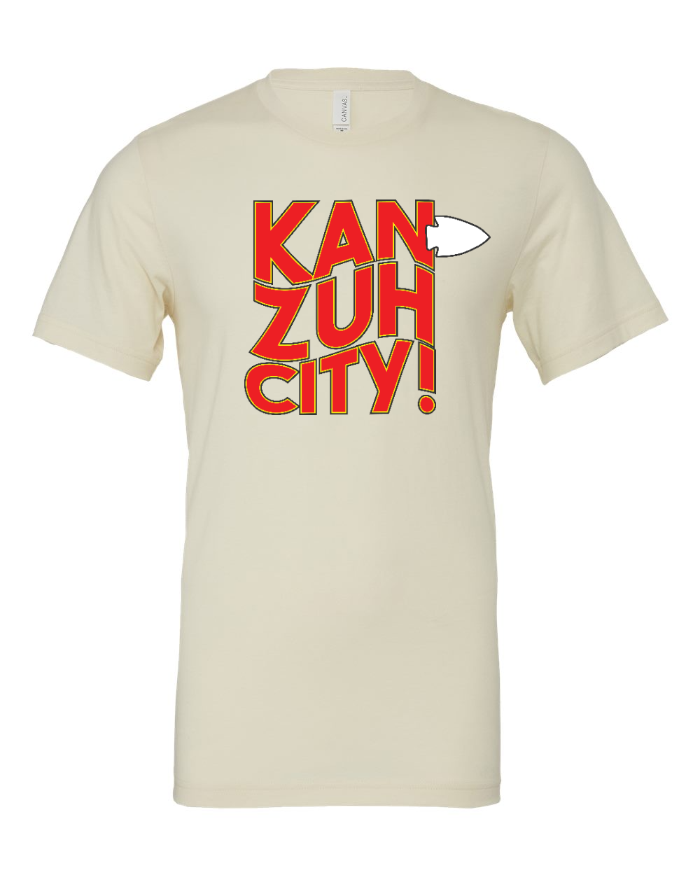 Jersey Tee Natural front mockup