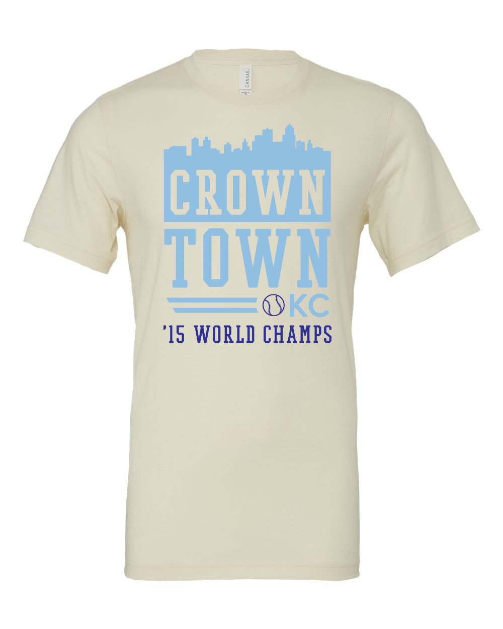 Jersey Tee Natural front mockup