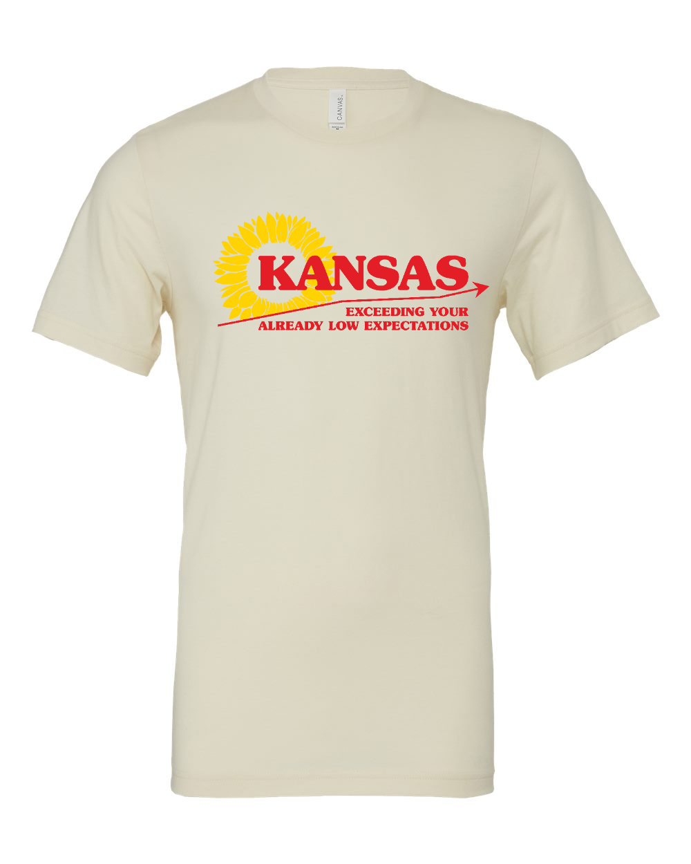 Jersey Tee Natural front mockup