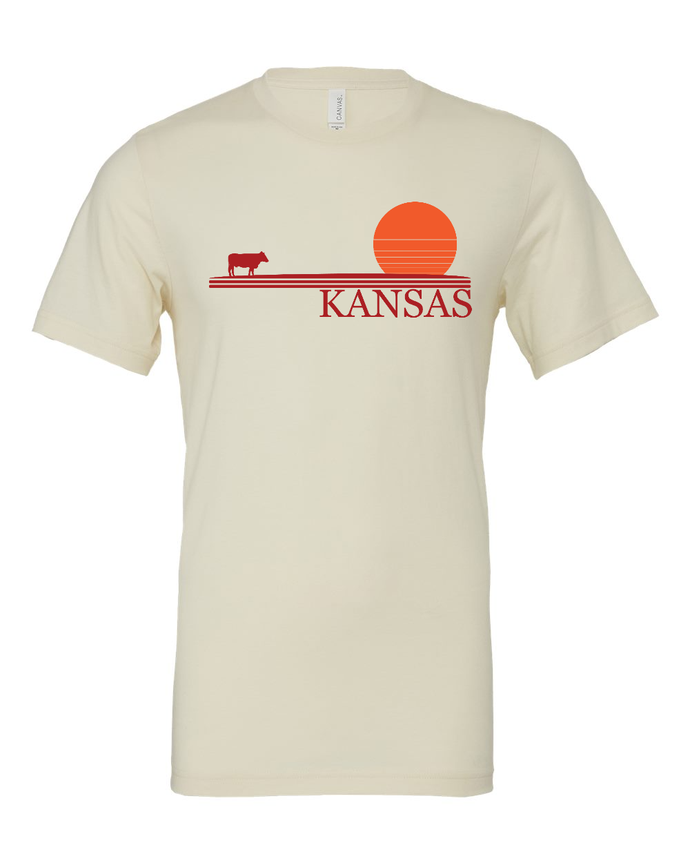 Jersey Tee Natural front mockup