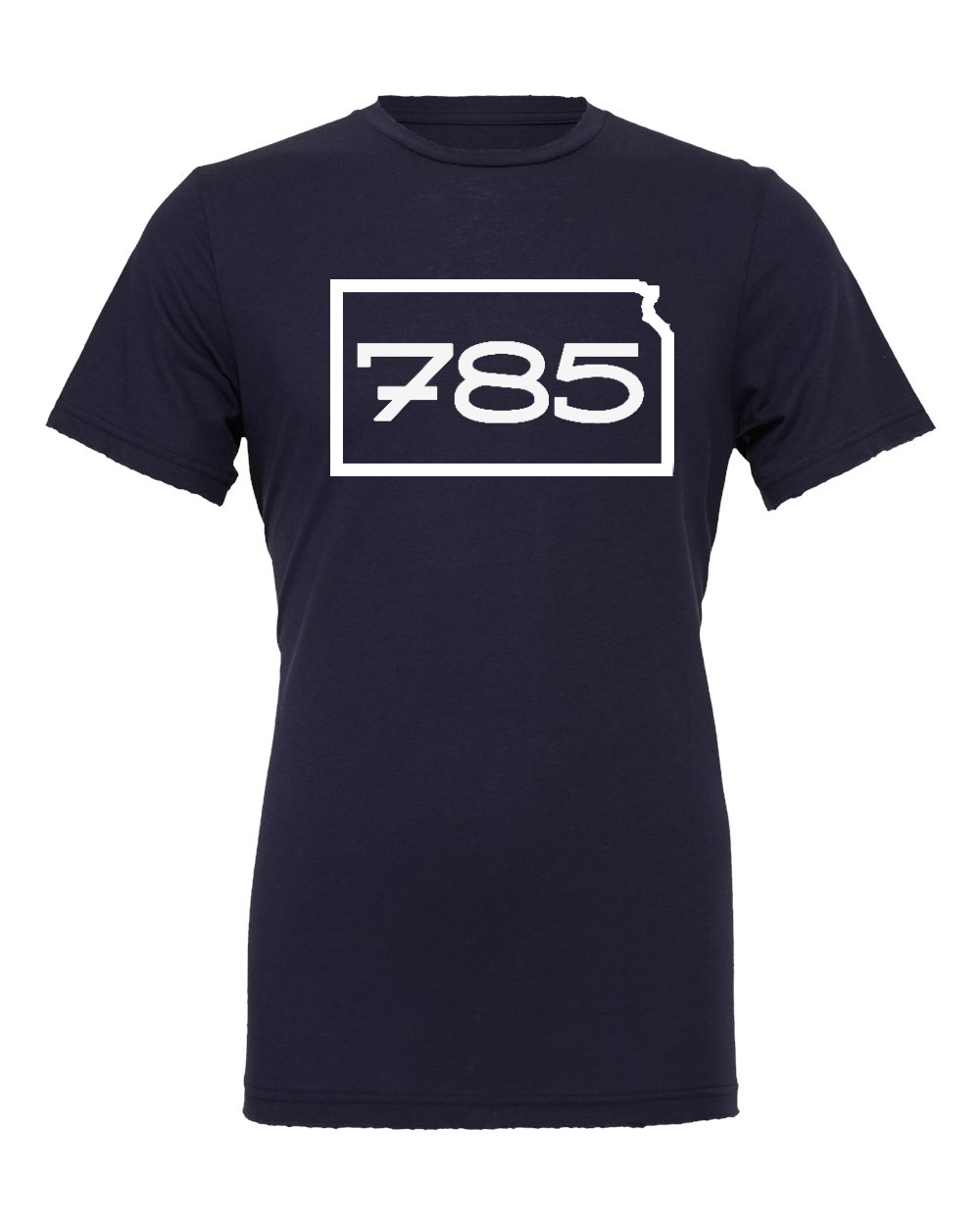 Jersey Tee Navy front mockup