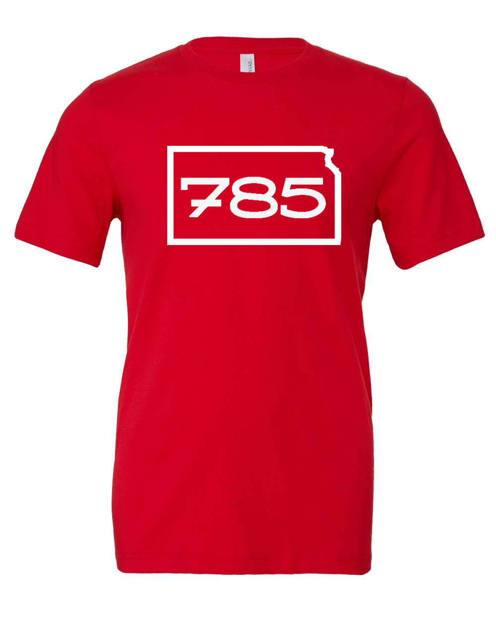 Jersey Tee Red front mockup