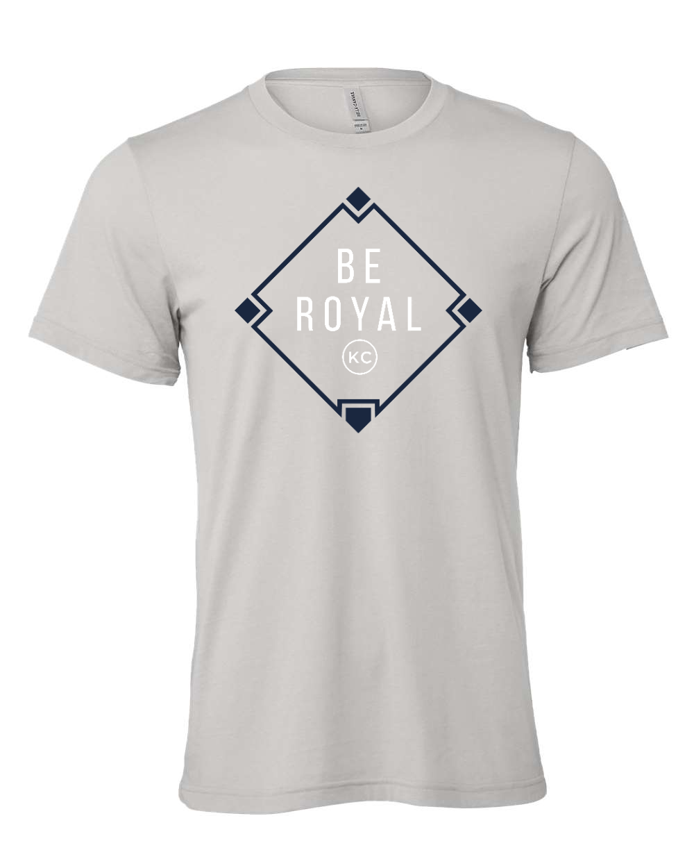 Jersey Tee Solid Athletic Grey front mockup