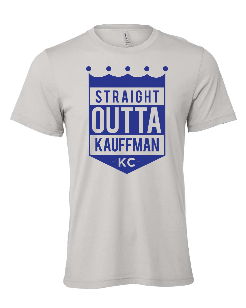 Jersey Tee Solid Athletic Grey front mockup