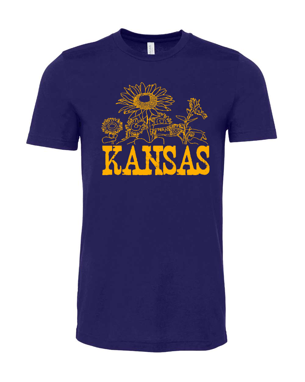 Jersey Tee Team Navy front mockup