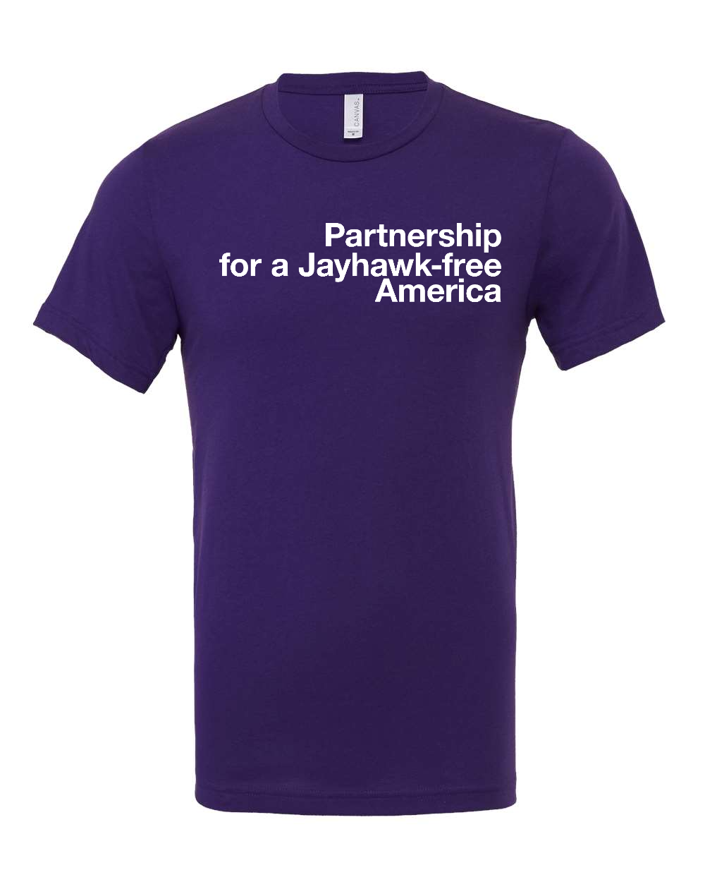 Jersey Tee Team Purple front mockup