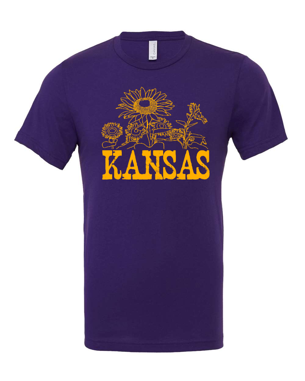 Jersey Tee Team Purple front mockup