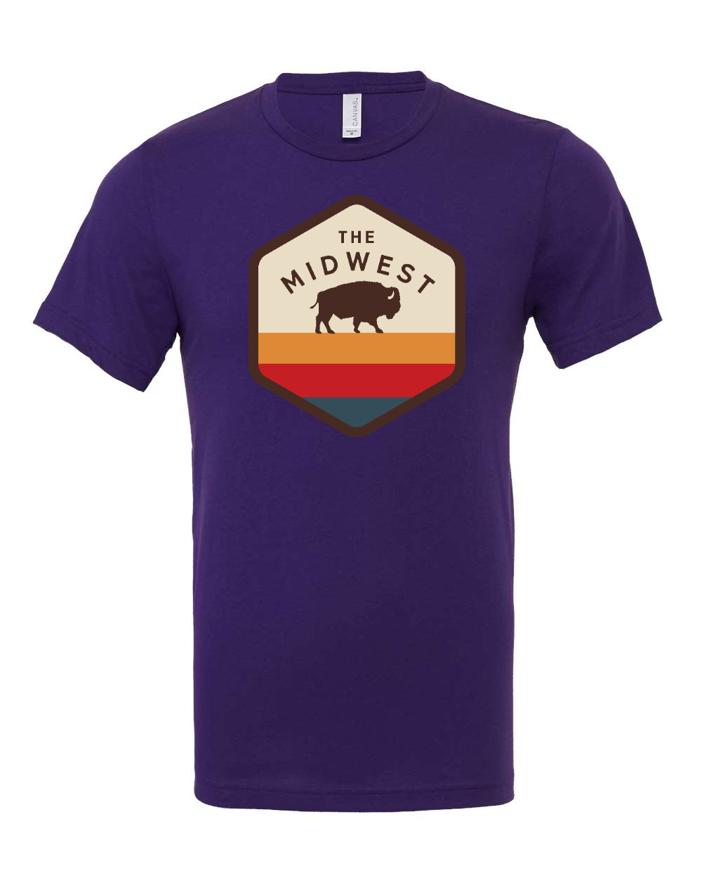 Jersey Tee Team Purple front mockup