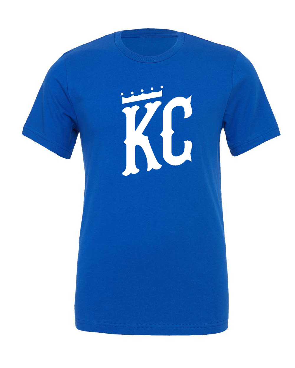 Jersey Tee True Royal front mockup