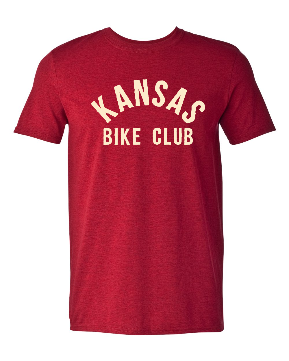 Unisex Softstyle® T-Shirt Antique Cherry Red front mockup