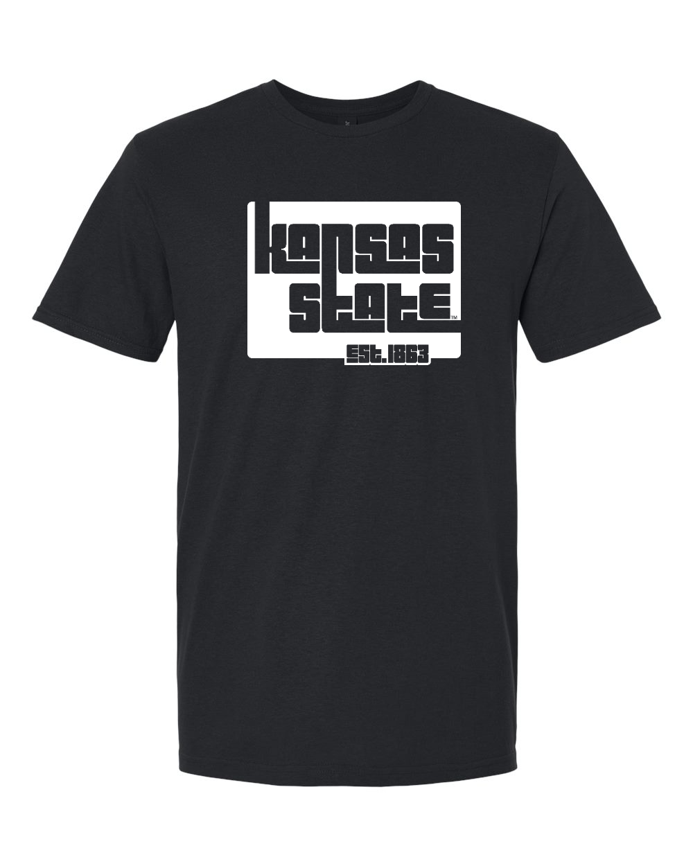 Unisex Softstyle® T-Shirt Black front mockup