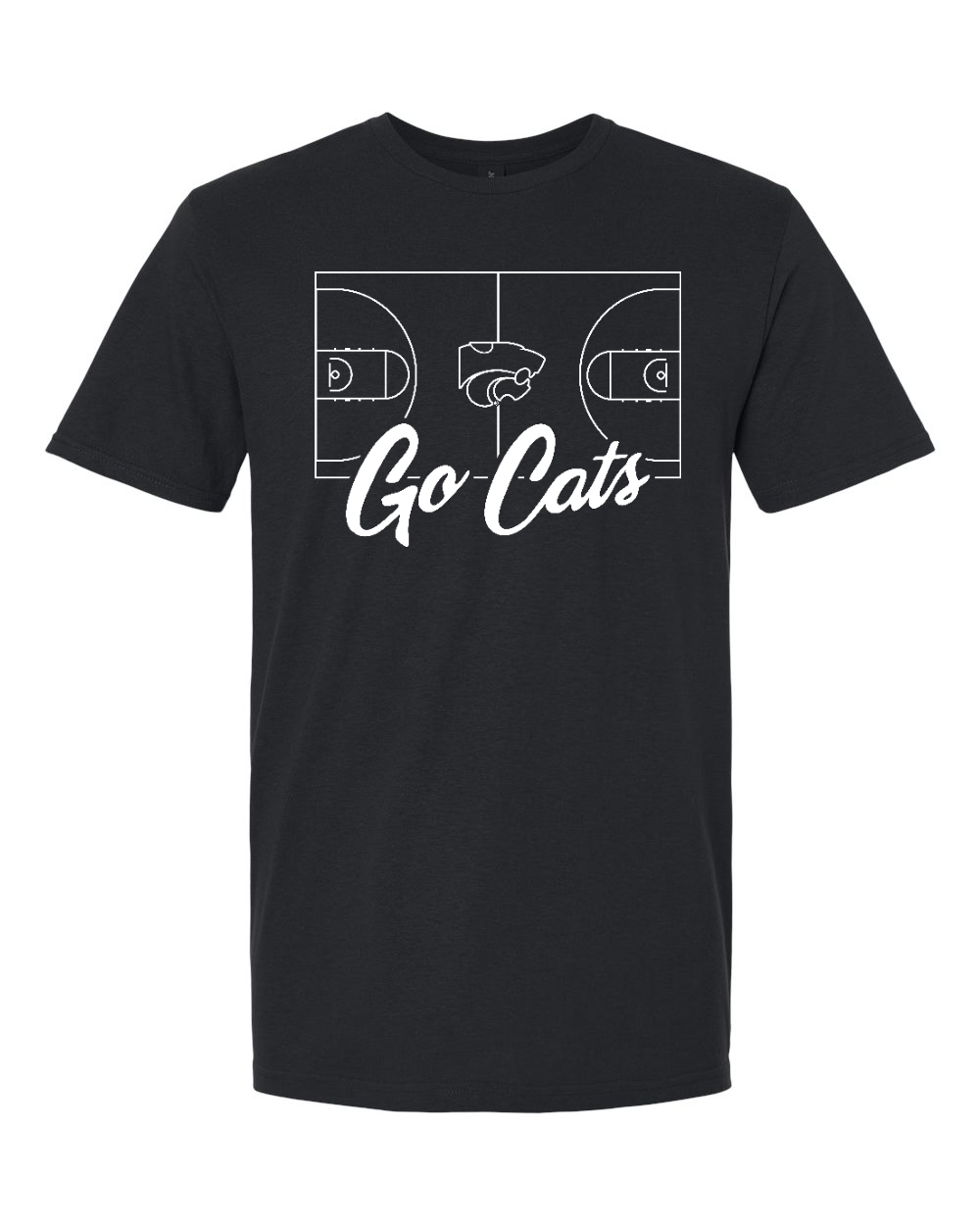 Unisex Softstyle® T-Shirt Black front mockup