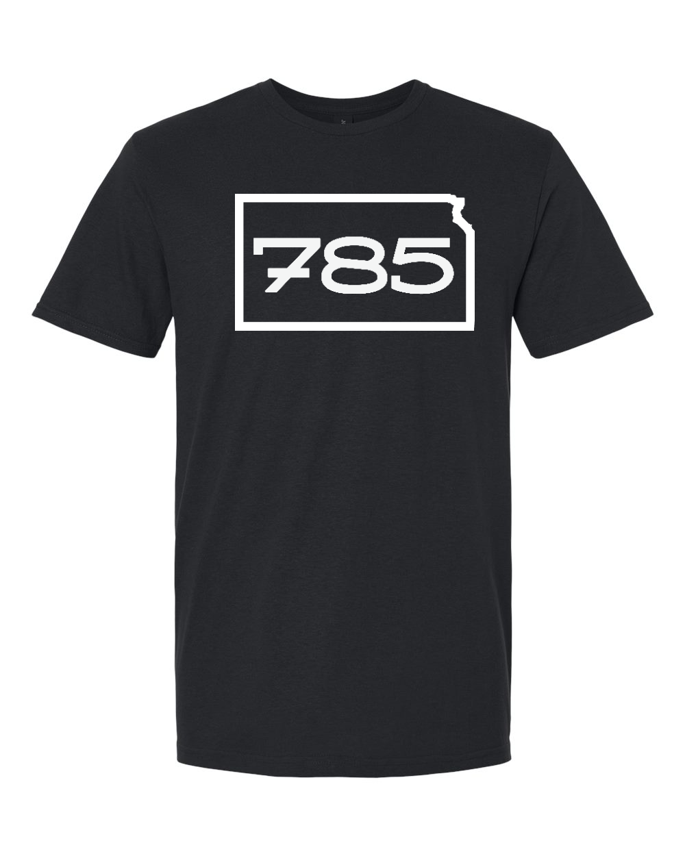 Unisex Softstyle® T-Shirt Black front mockup