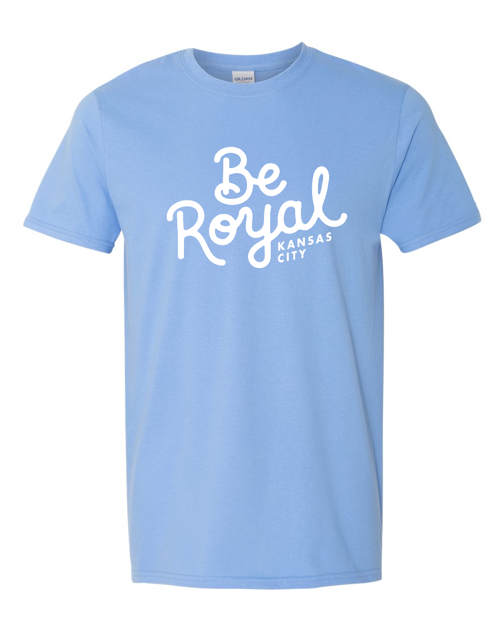 Unisex Softstyle® T-Shirt Carolina Blue front mockup