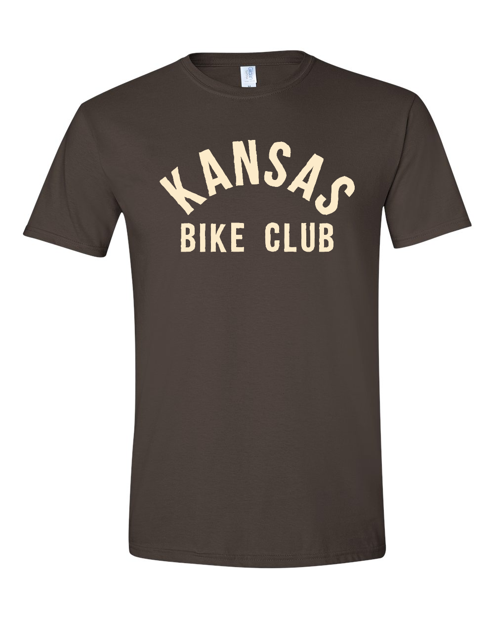 Unisex Softstyle® T-Shirt Dark Chocolate front mockup