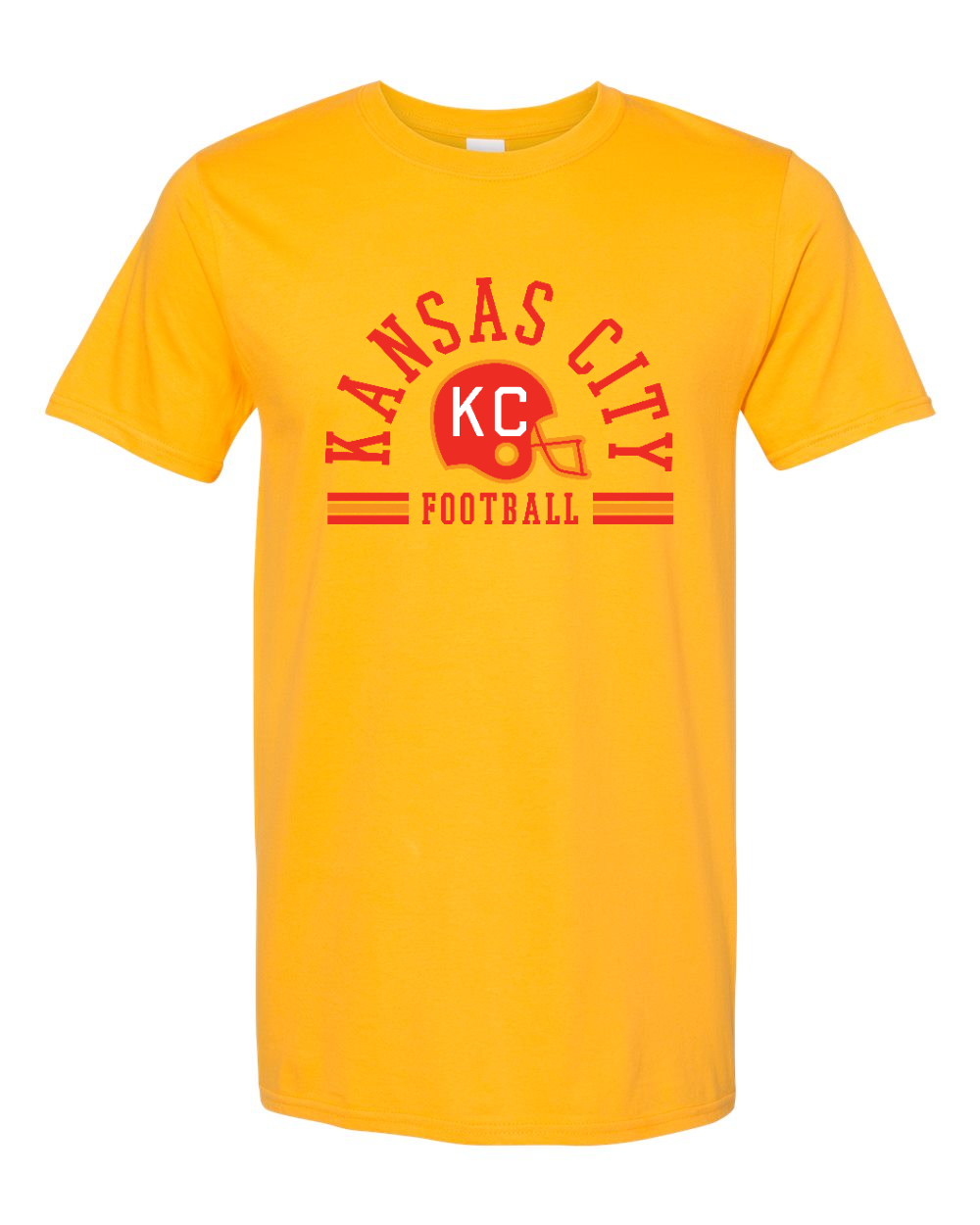 Unisex Softstyle® T-Shirt Gold front mockup