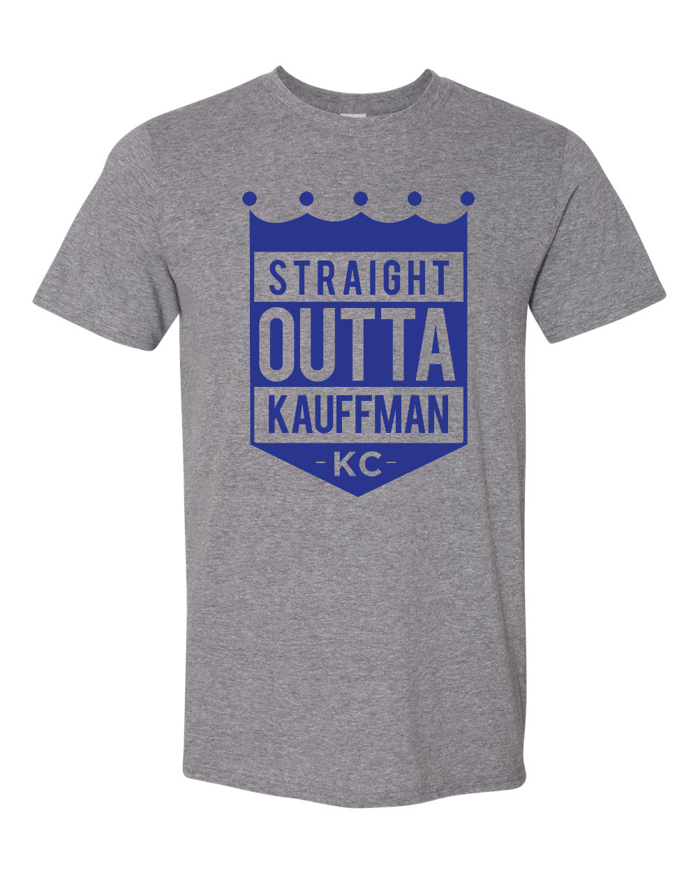 Unisex Softstyle® T-Shirt Graphite Heather front mockup