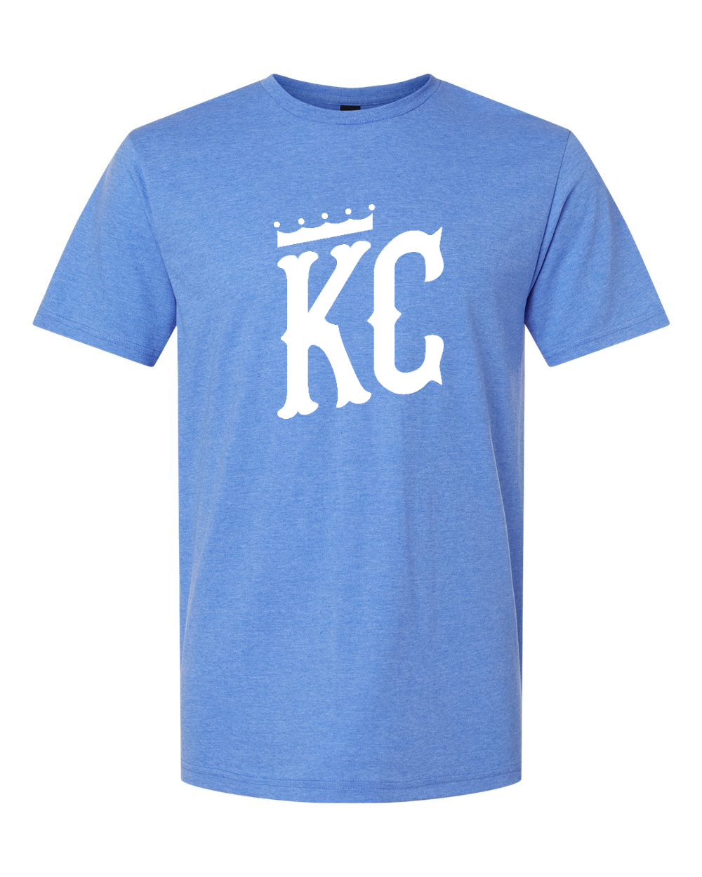 Unisex Softstyle® T-Shirt Heather Royal front mockup