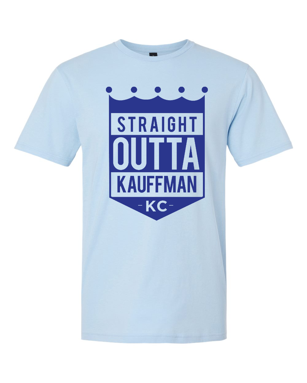 Unisex Softstyle® T-Shirt Light Blue front mockup