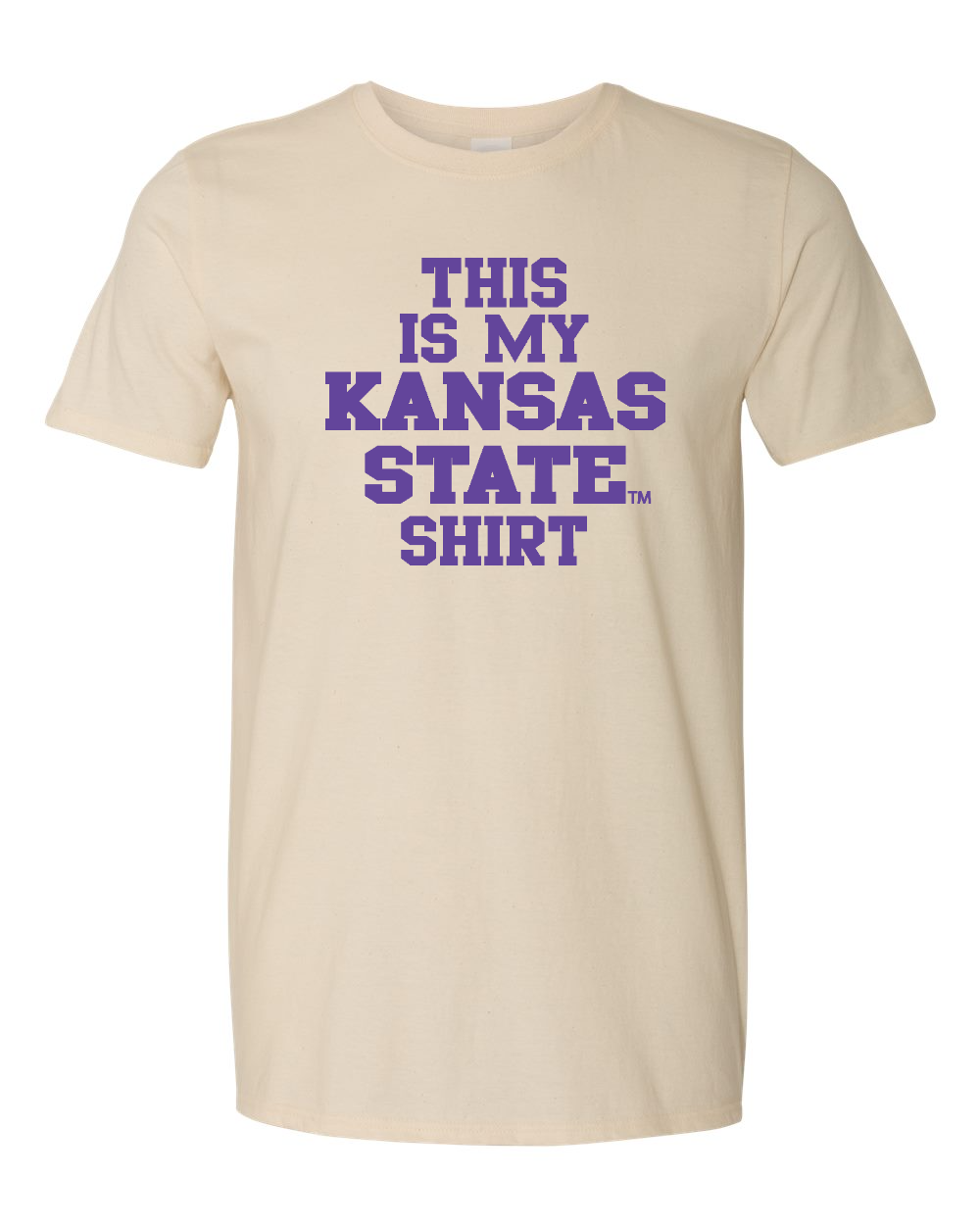 Unisex Softstyle® T-Shirt Natural front mockup