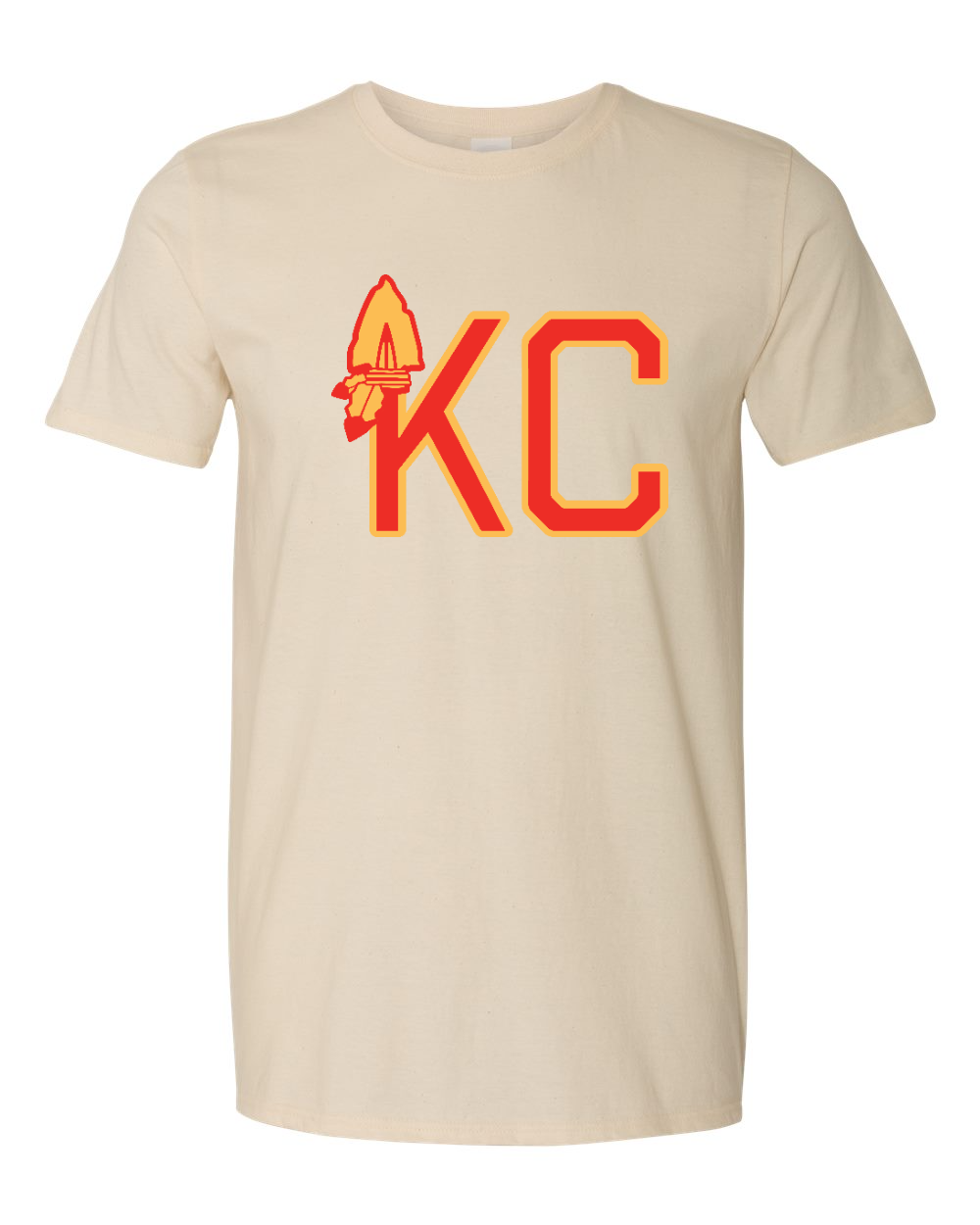 Unisex Softstyle® T-Shirt Natural front mockup