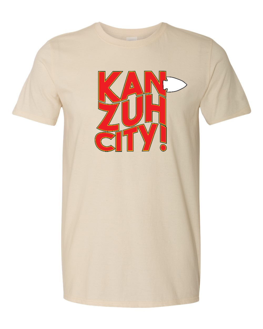 Unisex Softstyle® T-Shirt Natural front mockup