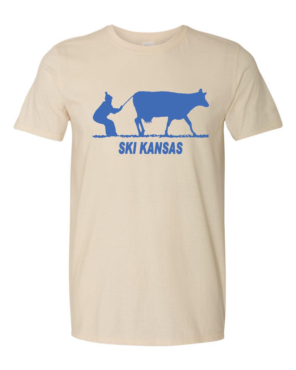 Unisex Softstyle® T-Shirt Natural front mockup