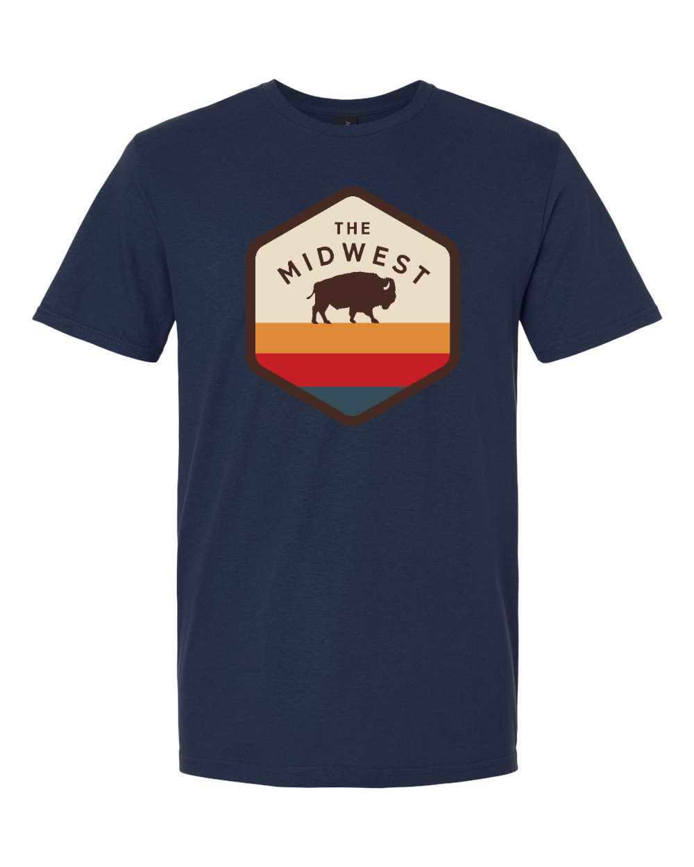 Unisex Softstyle® T-Shirt Navy front mockup