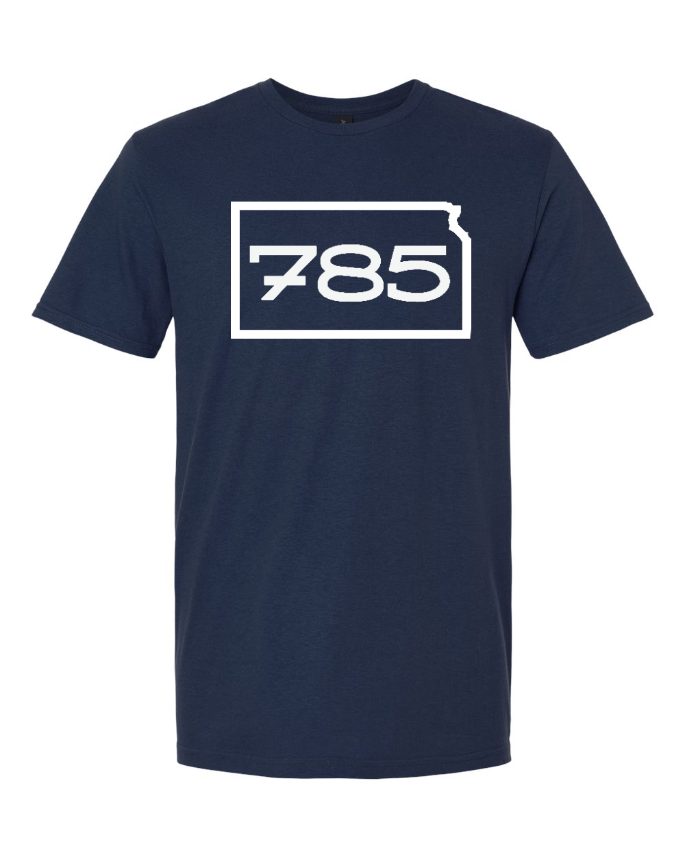 Unisex Softstyle® T-Shirt Navy front mockup