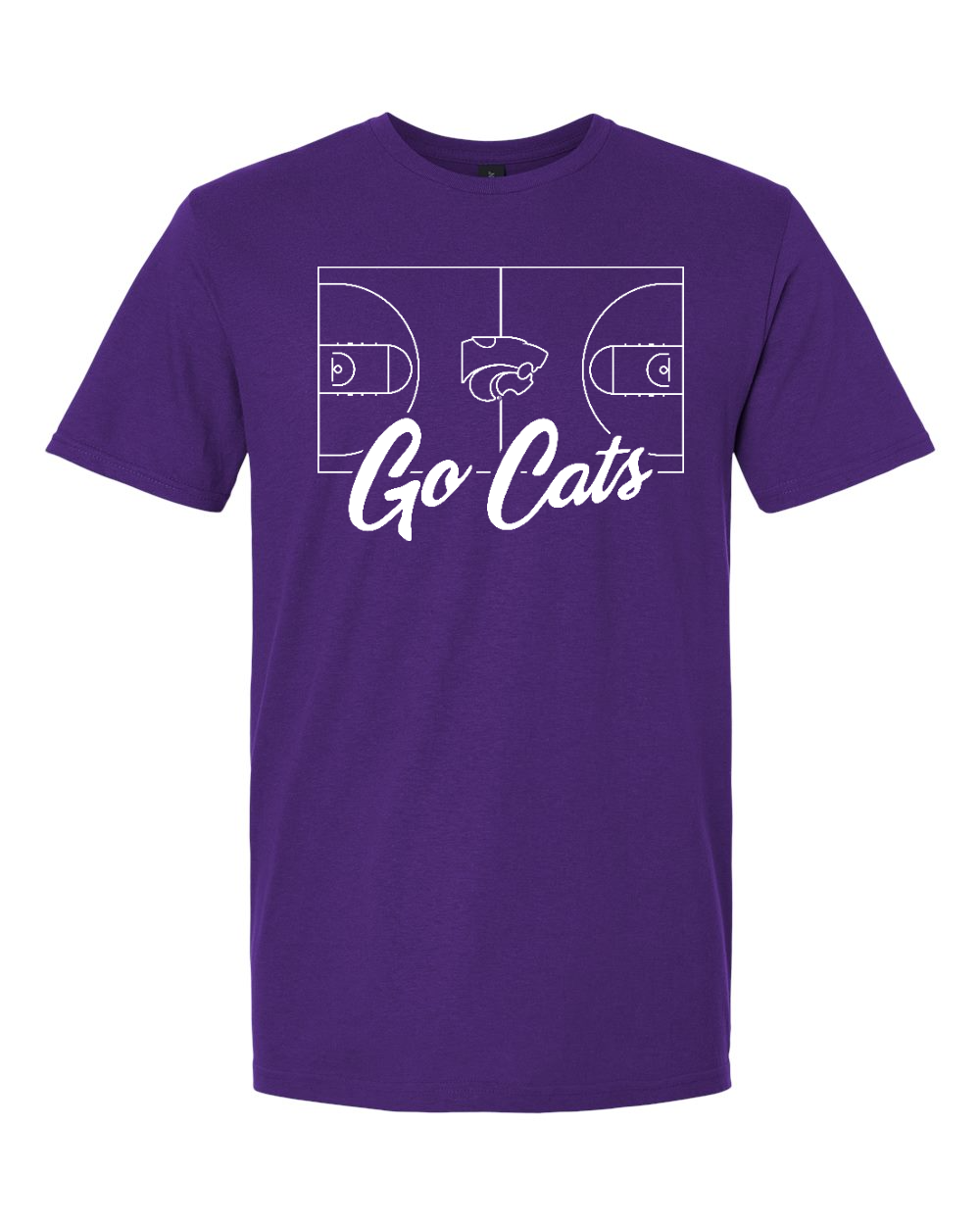 Unisex Softstyle® T-Shirt Purple front mockup