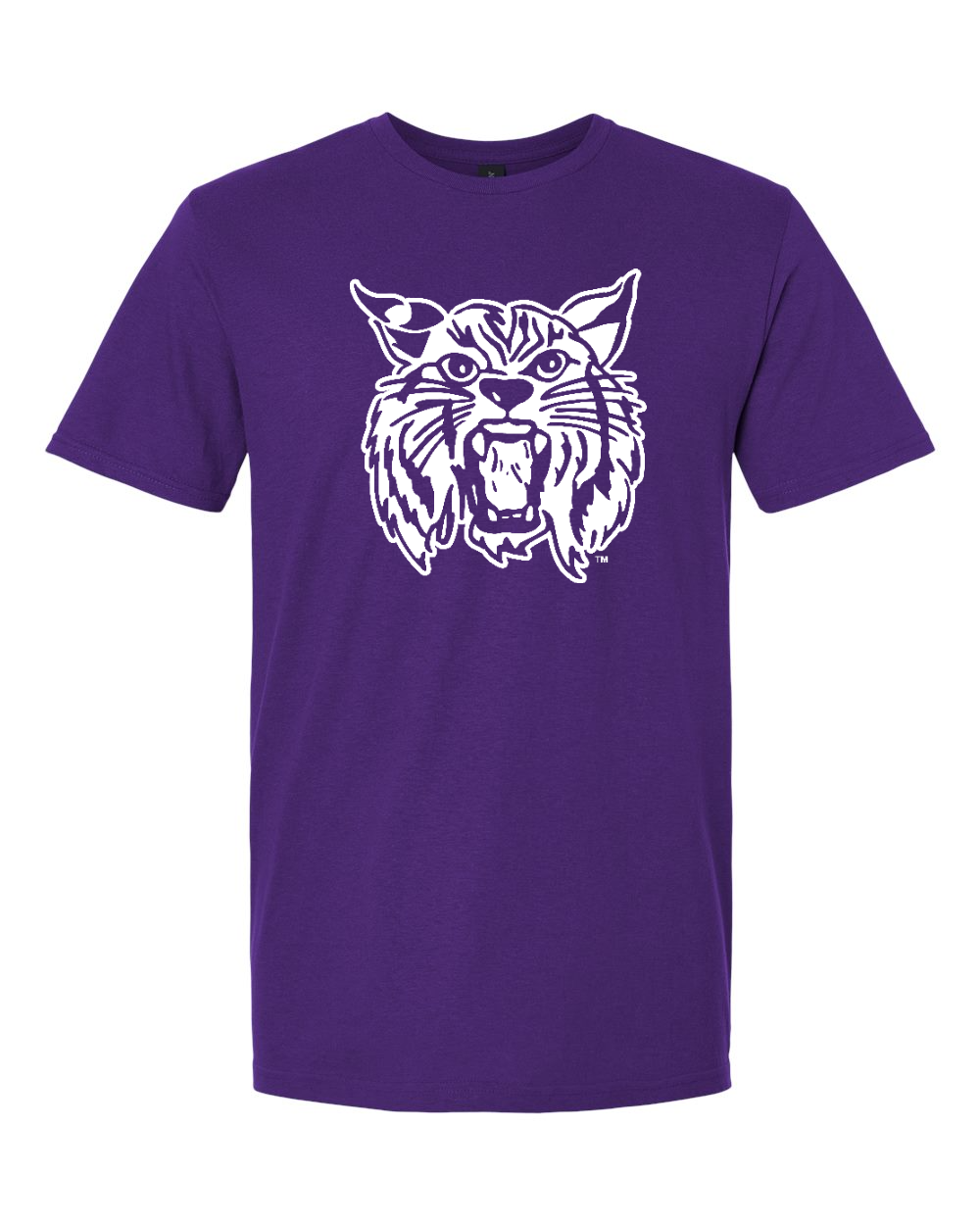 Unisex Softstyle® T-Shirt Purple front mockup