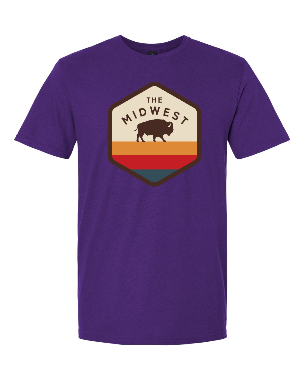 Unisex Softstyle® T-Shirt Purple front mockup