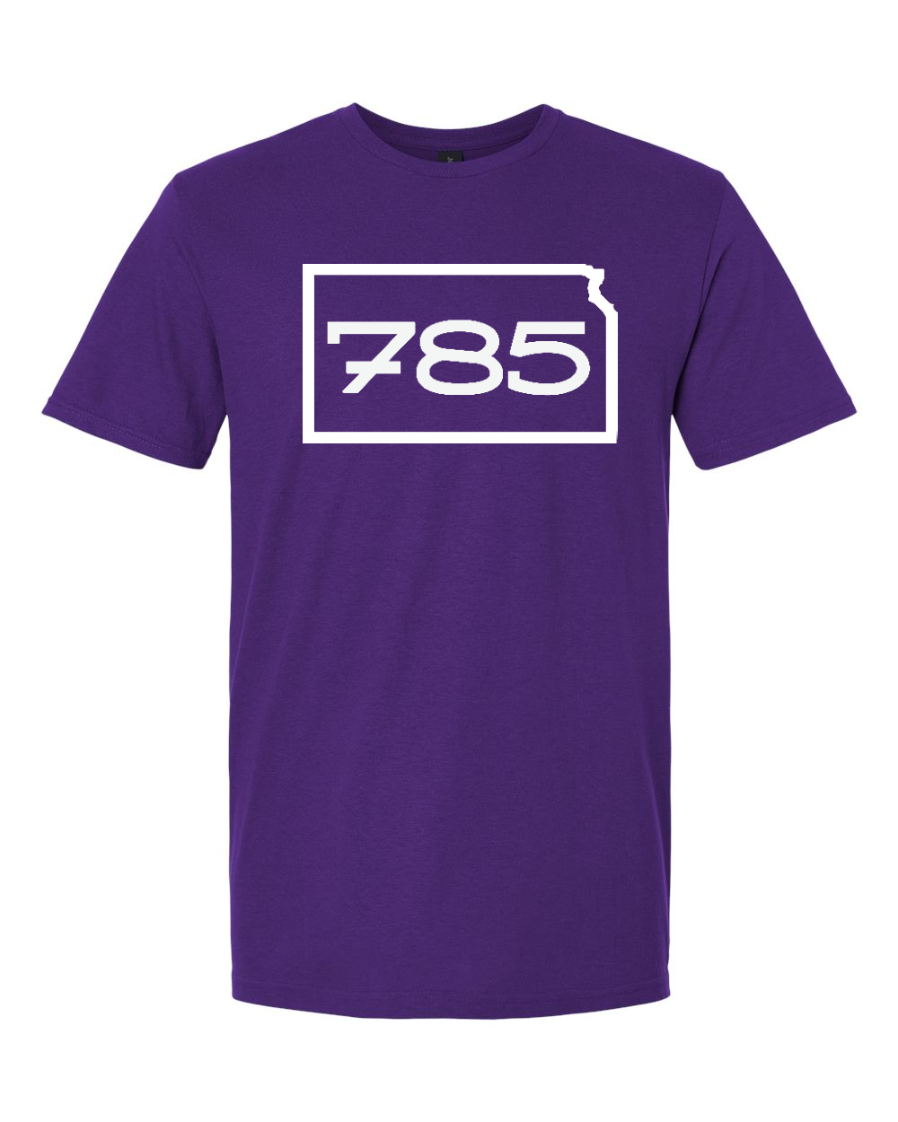 Unisex Softstyle® T-Shirt Purple front mockup