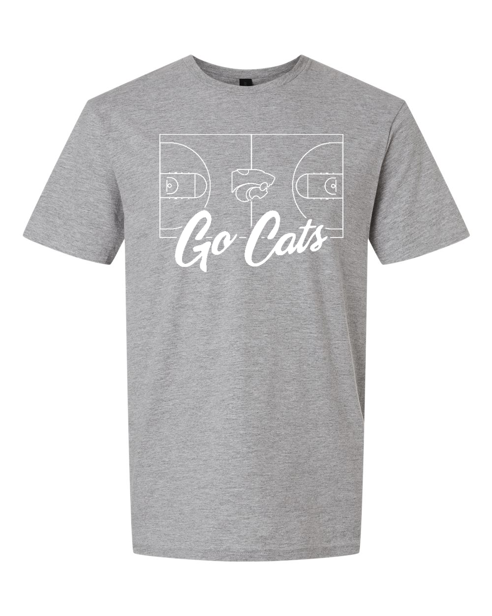 Unisex Softstyle® T-Shirt Sport Grey front mockup